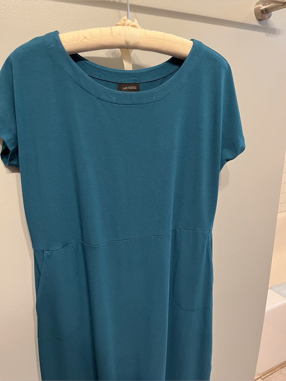 J. Jill Teal Wearever Dress